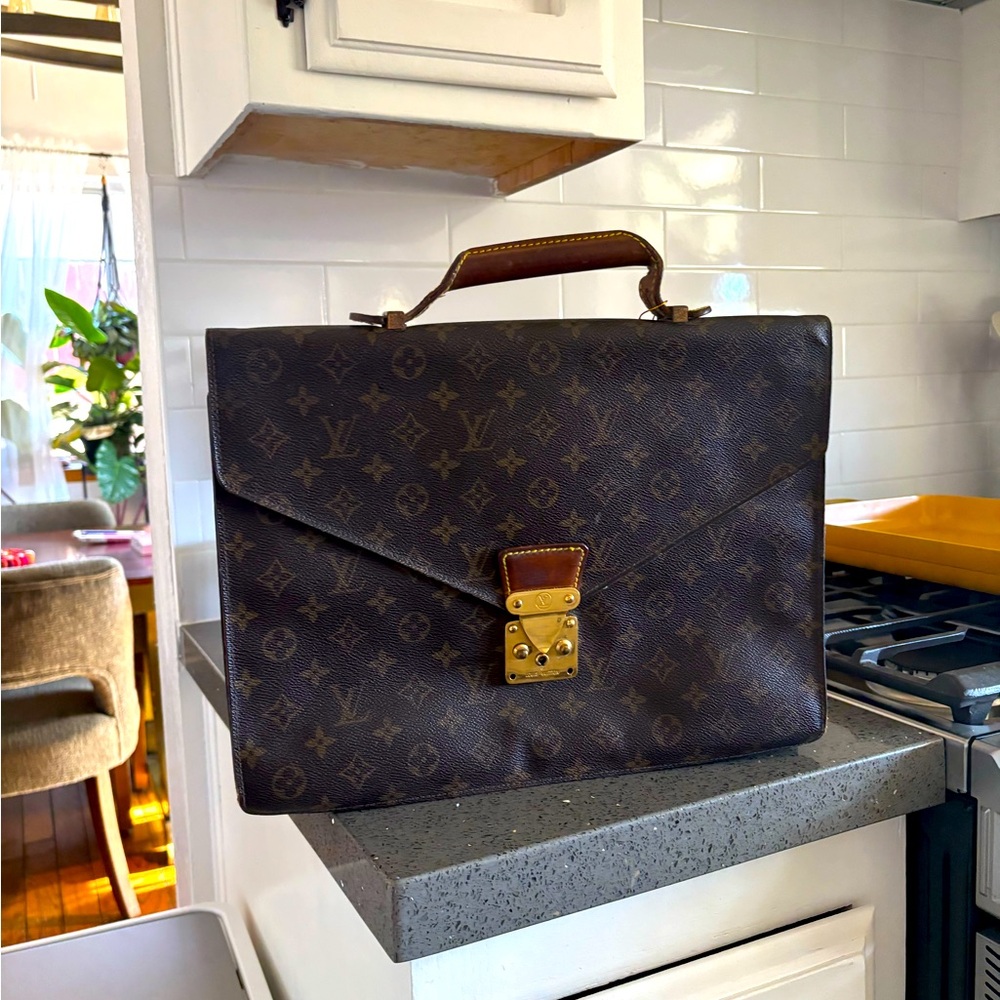 Louis Vuitton Monogramed Brief Case